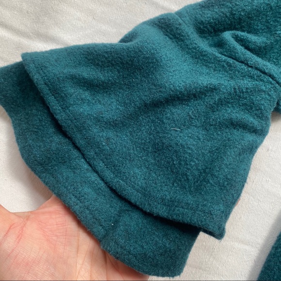 🎄 I.N. SAN FRANCISCO CHRISTMAS GREEN RUFFLE SLEEVE PLUSH PARTY DRESS! - Picture 6 of 8